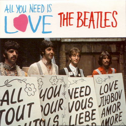 Pochette de All You Need Is Love par The Beatles (single)