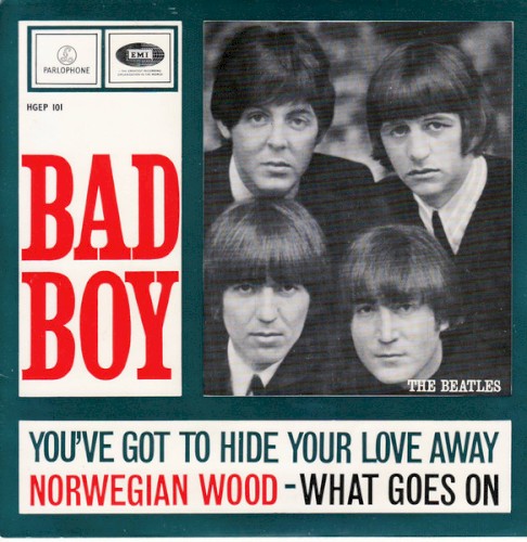Portada del EP Bad Boy de The Beatles