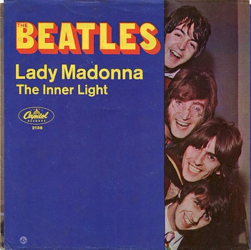 Lady Madonna / The Inner Light by The Beatles single cover art