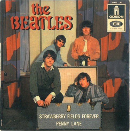 Portada del EP Strawberry Fields Forever de The Beatles