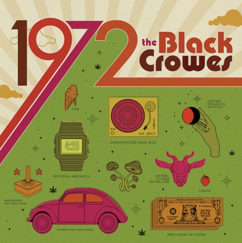 Cover-Artwork für die EP 1972 von The Black Crowes