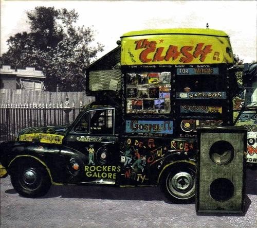 Cover-Artwork für das Album Rockers Galore von The Clash