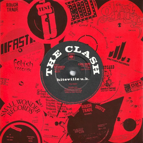 The Clash 的 Hitsville U.K. 單曲 封面