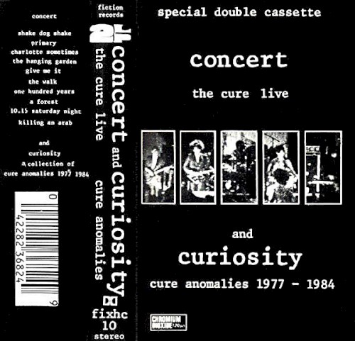 The Cure 的 Concert: The Cure Live / Curiosity: Cure Anomalies 1977–1984 专辑封面