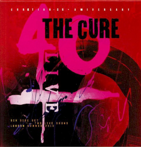 40 Live: Curætion‐25 + Anniversary by The Cure album cover art