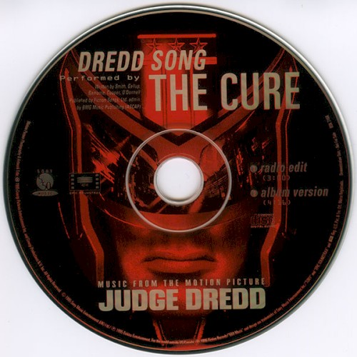 Dredd Song by The Cure single cover art
