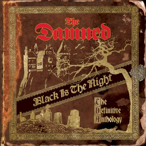 Black Is the Night by The Damned single cover art