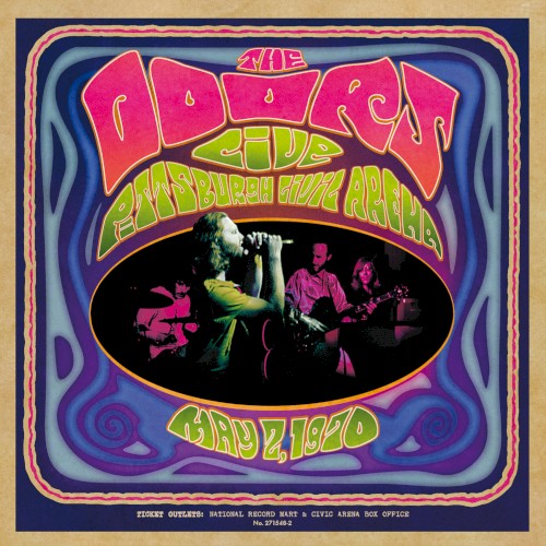 Portada del álbum Live in Pittsburgh 1970 de The Doors