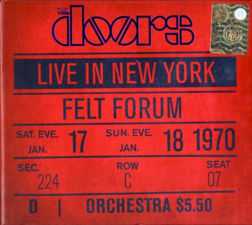 Live in New York by The Doors album cover art