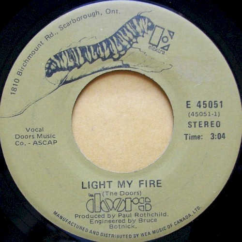 The Doors 的 Light My Fire / Love Me Two Times 單曲 封面
