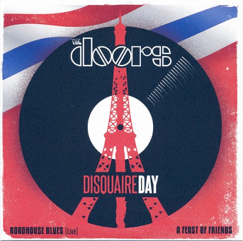 Portada del sencillo Roadhouse Blues (live) de The Doors
