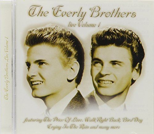 Live Volume 1 by The Everly Brothers album cover art