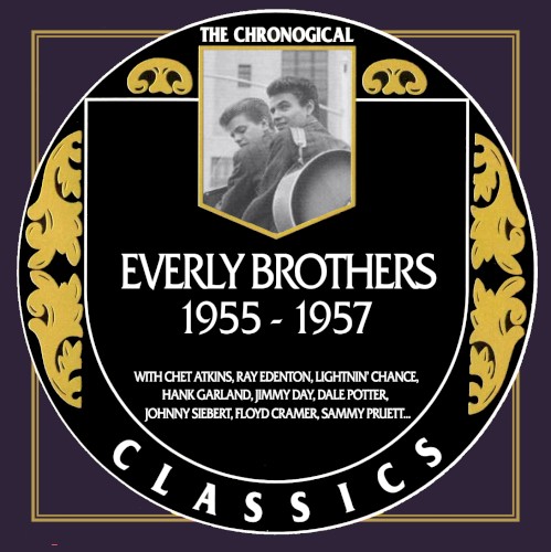 Cover-Artwork für das Album Chronological Classics 1955-1957 von The Everly Brothers