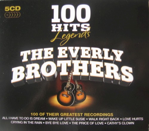 Cover-Artwork für das Album 100 Hits Legends: The Everly Brothers von The Everly Brothers