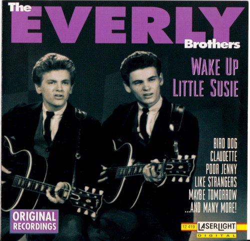 Wake Up Little Susie by The Everly Brothers album cover art