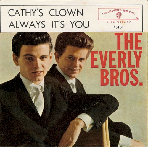 The Everly Brothers 的 Cathy’s Clown 单曲封面