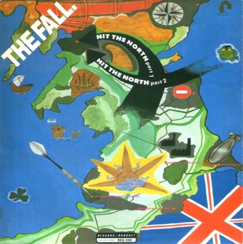 Portada del sencillo Hit the North de The Fall