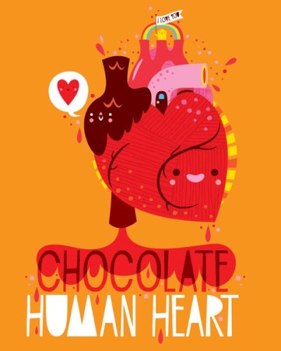 Chocolate Human Heart (Filled with Songs of Love) by The Flaming Lips album cover art