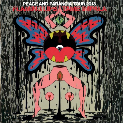 Portada del EP Peace and Paranoia Tour 2013 de The Flaming Lips