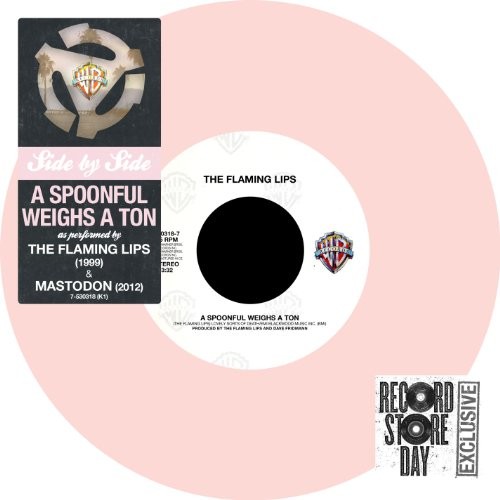 Cover-Artwork für die Single Side by Side: A Spoonful Weighs a Ton von The Flaming Lips