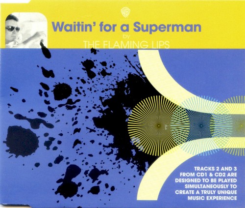 Waitin’ for a Superman by The Flaming Lips single cover art