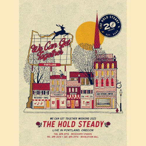 Live in Portland 4-29-23 by The Hold Steady album cover art