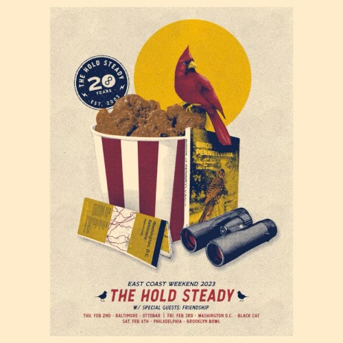 Pochette de Live in Baltimore 2-2-23 par The Hold Steady (album)