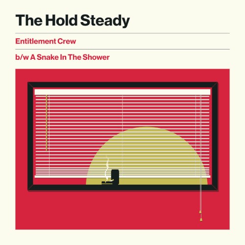 Entitlement Crew / A Snake in the Shower by The Hold Steady single cover art