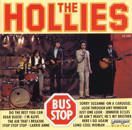 Bus Stop by The Hollies album cover art
