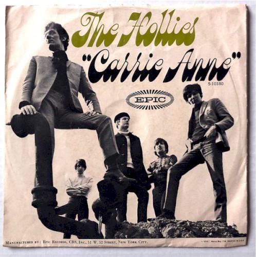 Pochette de Carrie Anne / Signs That Will Never Change par The Hollies (single)