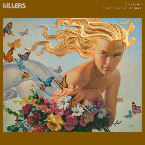 Caution (Dave Audé remix) by The Killers single cover art