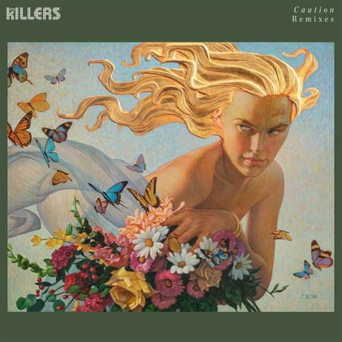 Caution (remixes) by The Killers single cover art