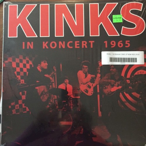 Cover-Artwork für das Album In Koncert 1965 von The Kinks