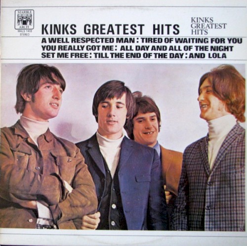 Cover-Artwork für das Album Kinks Greatest Hits von The Kinks