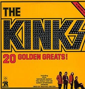 The Kinks 的 20 Golden Greats 專輯 封面