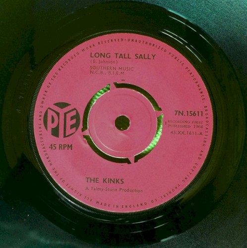The Kinks 的 Long Tall Sally / I Took My Baby Home 單曲 封面