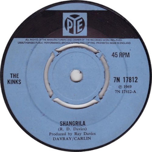 Pochette de Shangrila par The Kinks (single)