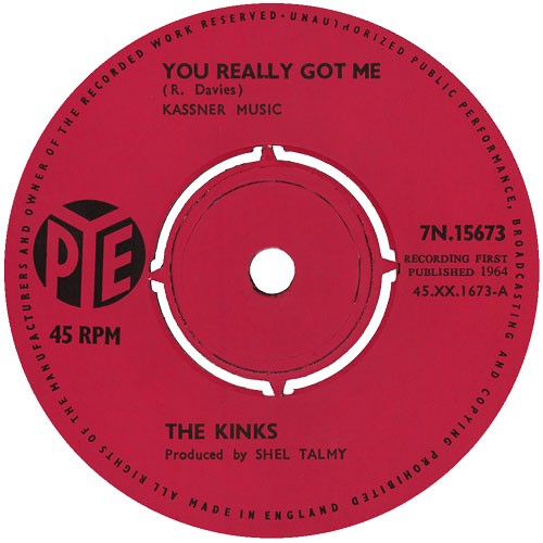 You Really Got Me / It’s All Right by The Kinks single cover art