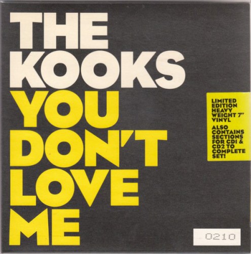 Cover-Artwork für die Single You Don’t Love Me von The Kooks