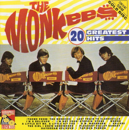 Pochette de 20 Greatest Hits par The Monkees (album)