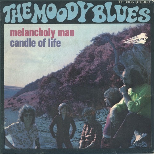 The Moody Blues 的 Melancholy Man / Candle of Life 单曲封面