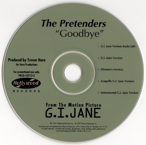 Pochette de Goodbye par The Pretenders (single)