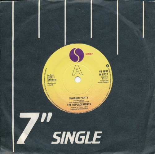 The Replacements 的 Swingin Party 單曲 封面