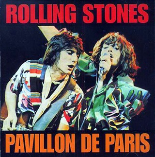 Pavillon de Paris 1976 by The Rolling Stones album cover art