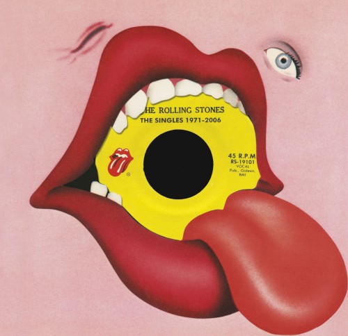 The Singles Collection 1971–2006 by The Rolling Stones album cover art
