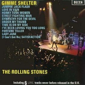 Gimme Shelter by The Rolling Stones album cover art