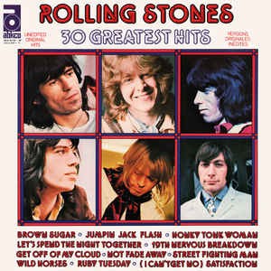 Pochette de 30 Greatest Hits par The Rolling Stones (album)