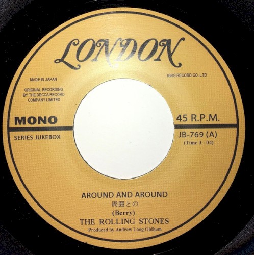Portada del sencillo Around and Around / Carol de The Rolling Stones
