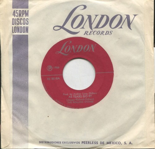 Pochette de As Tears Go By / Talkin’ About You par The Rolling Stones (single)