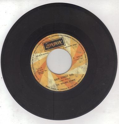The Rolling Stones 的 Back Street Girl / All Sold Out 單曲 封面